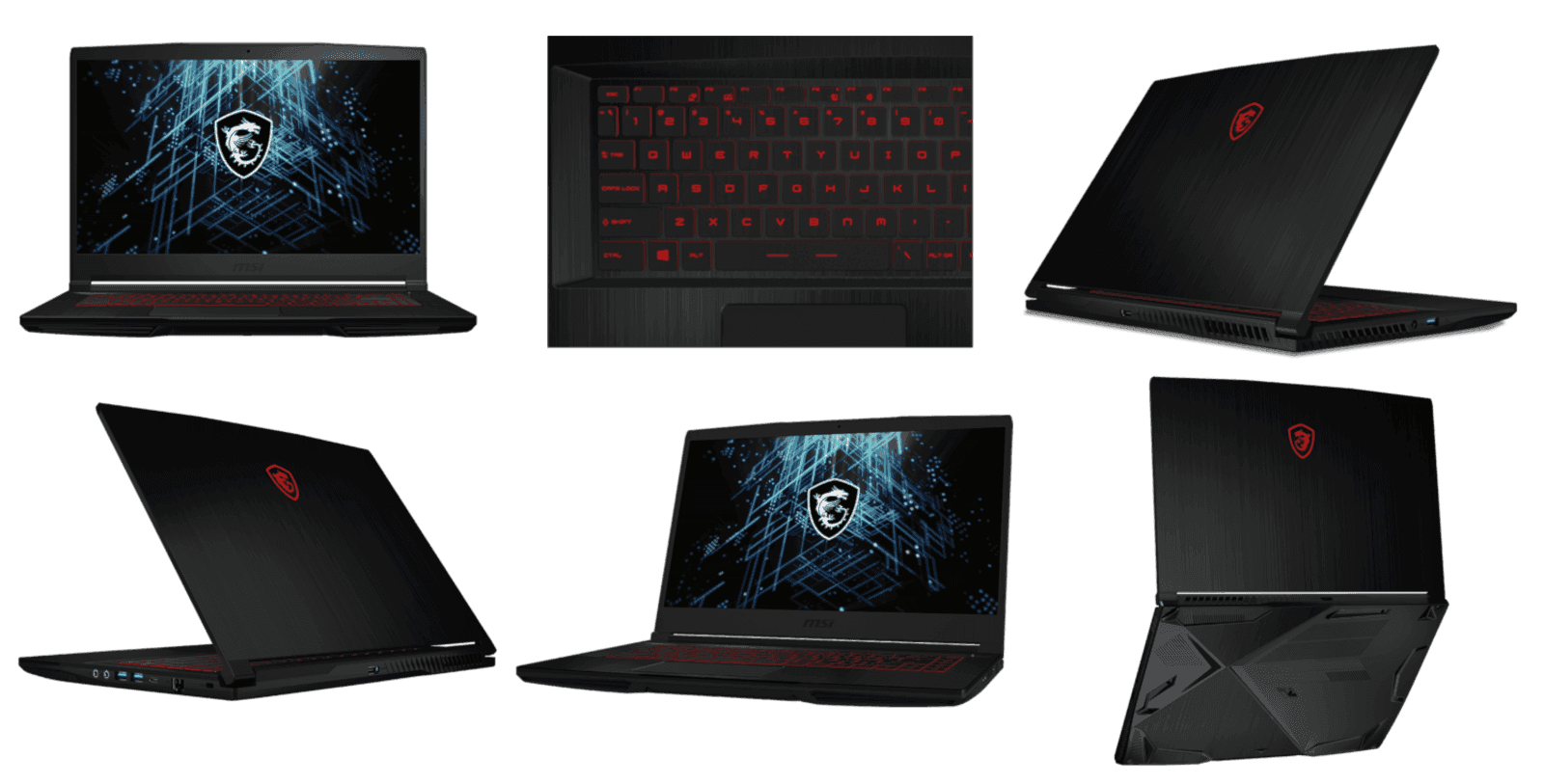 MSI Laptop Side Views